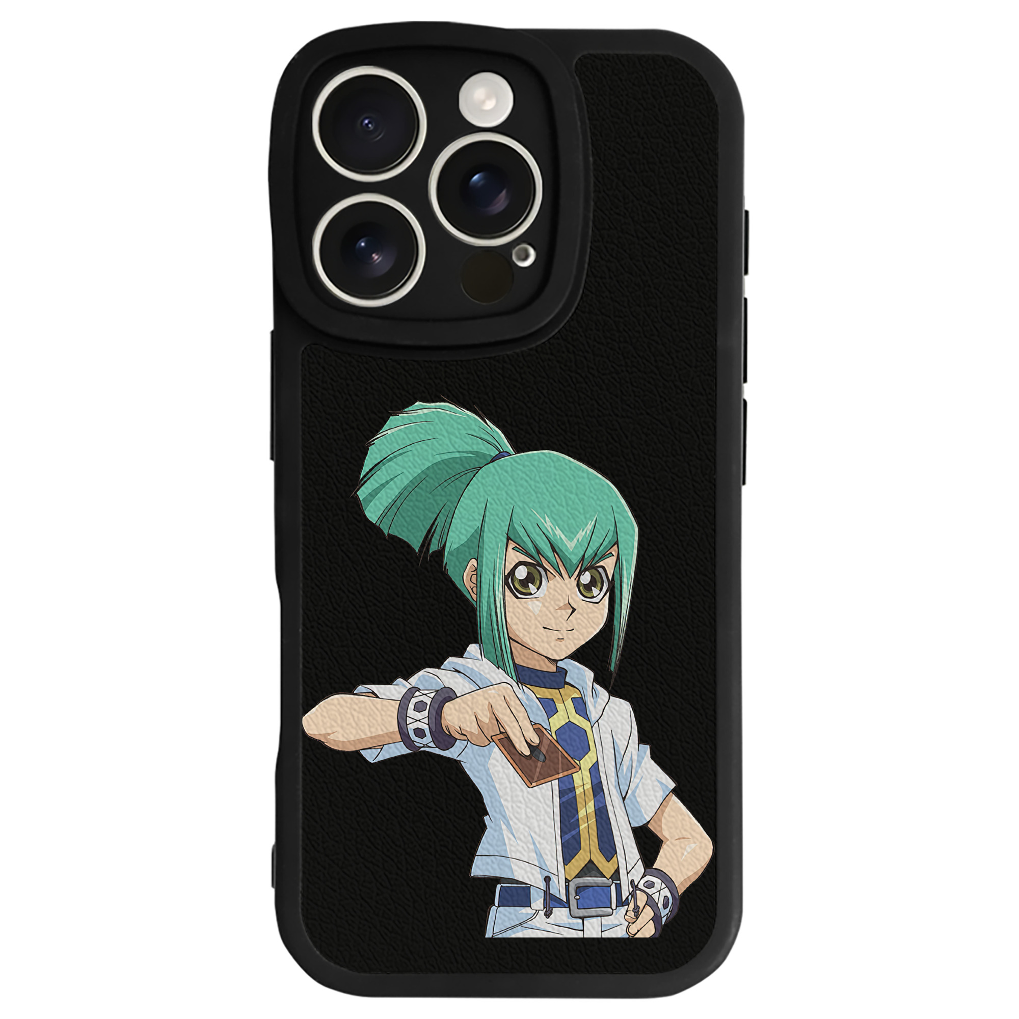 遊☆戯☆王 Yu-Gi-Oh! 【iPhone 16シリーズ対応】シリコンスマホケース（レザー調） 材質：シリコン
